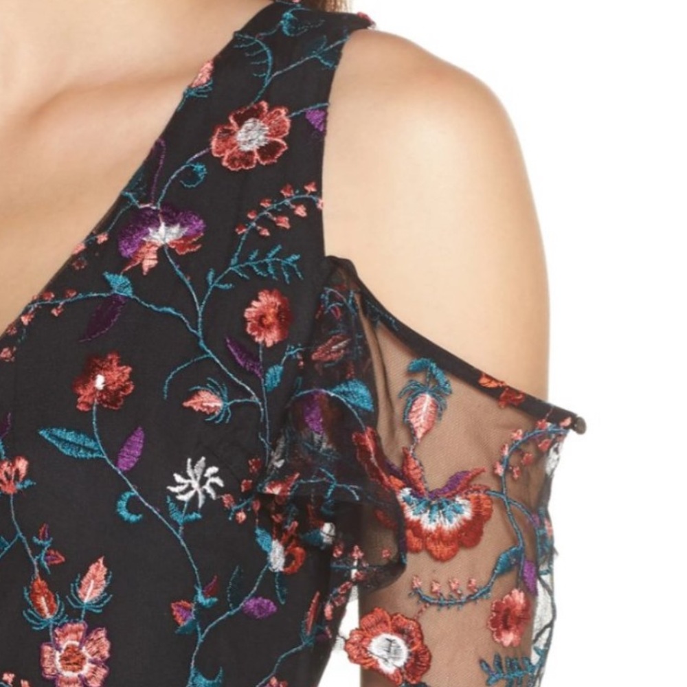 Sam Edelman Pansy Embroiled Floral Dress - Picture 4 of 4